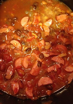 A picture of Kinda Chili Soup.