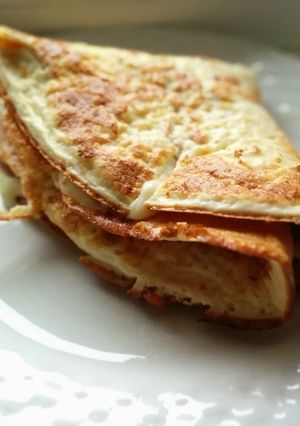 A picture of Omelet a la vache qui rit.