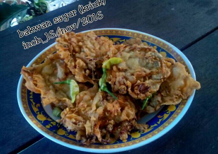 Resep Bakwan sayur (kriuk) yang Menggugah Selera