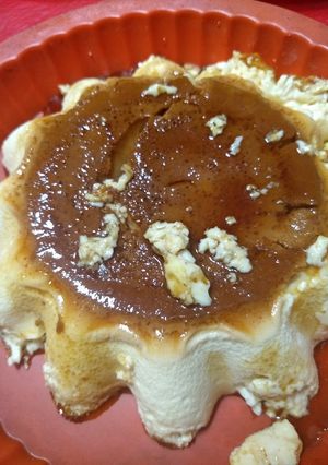 Una foto de Flan casero light