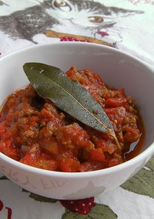 A picture of Homemade Meat Sauce.