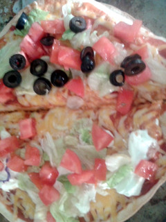 A picture of Mexican pizza.