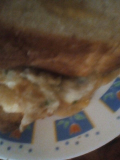 A picture of Egg toast sandwich.