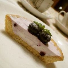 A picture of Blueberry Yogurt Tarts.
