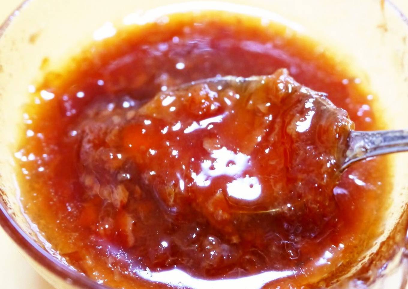 Summer Sauce with Umeboshi Paste and Bonito Flakes