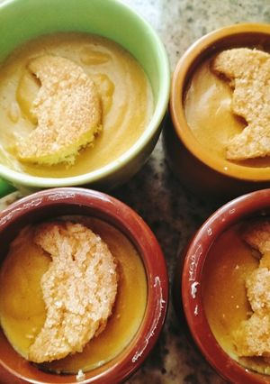 Una foto de Natillas de canela