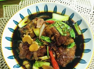 Gambar Ayam Masak Kicap Dengan Ubi Cekur