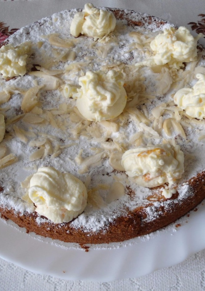 Una foto de Pastel de almendras