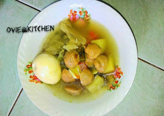 Resep Sayur Sop Bakso Dan Telor Super Pedas Oleh Arabanie Cookpad