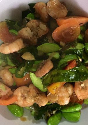 Foto resep Oseng udang pete