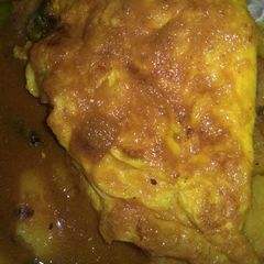 A picture of Omlette curry.