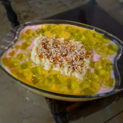 A picture of Rabri trifle.