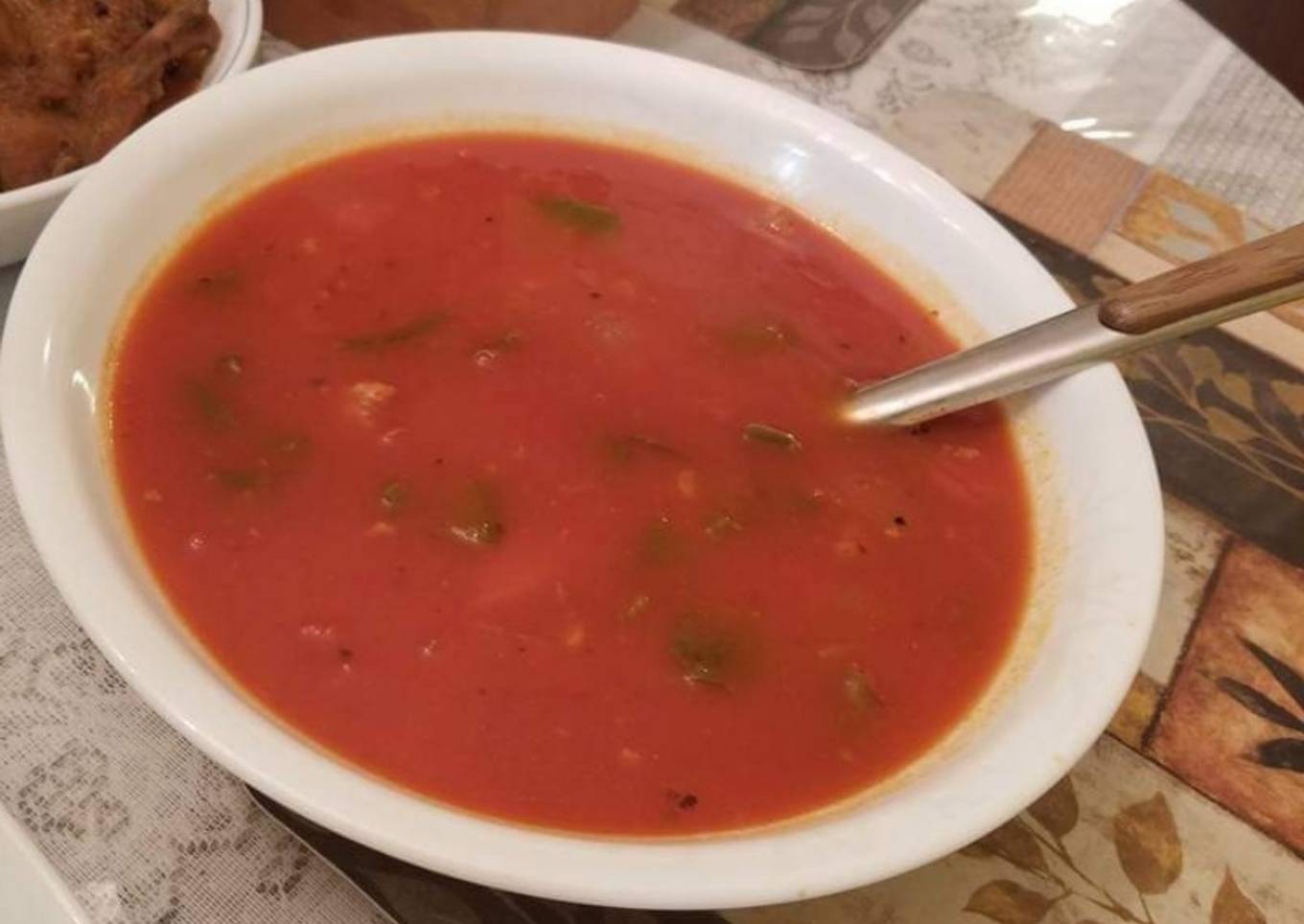 Red vegi Manchurian sauce