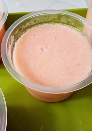 Foto resep Puding Lumut Strawberry