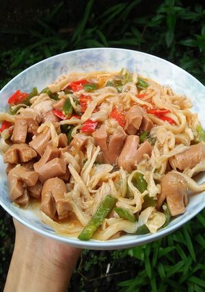 Foto resep Tumis Jamur Sosis