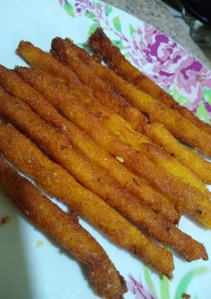 Una foto de •Bastoncitos de polenta •