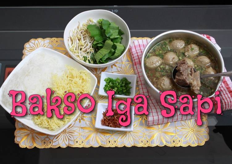 Resep Bakso Iga Sapi