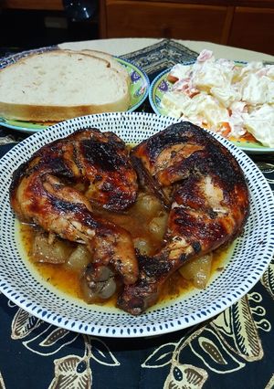 Foto resep Baked Chicken Pear
