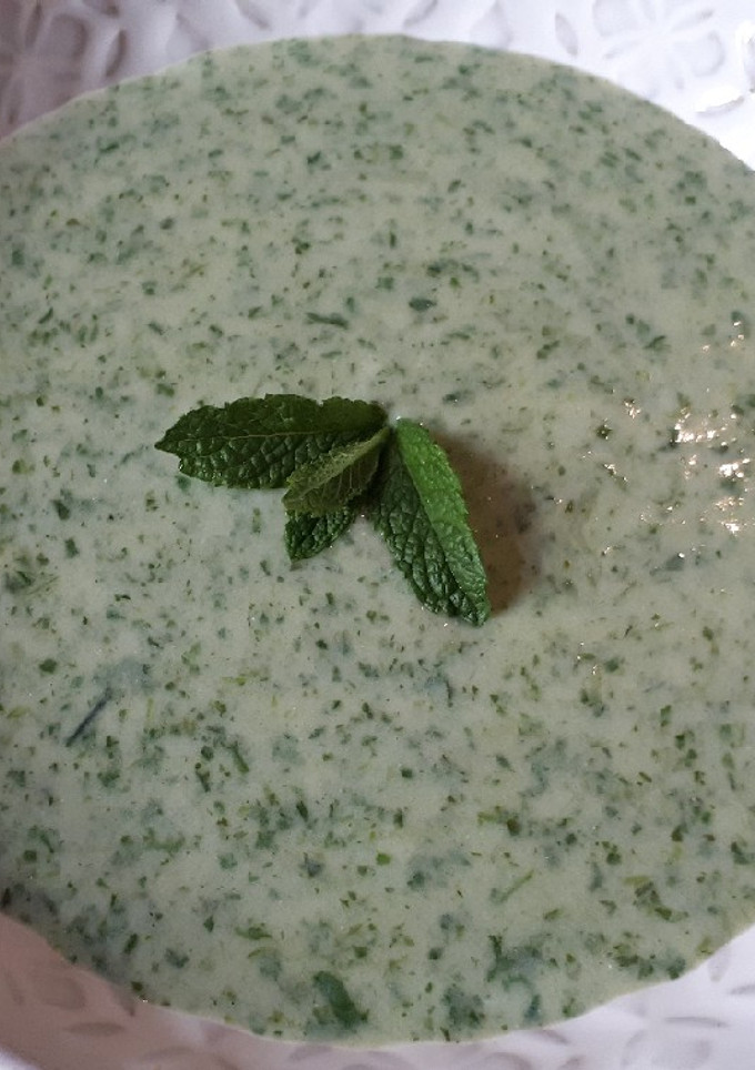 Una foto de Crema de berros