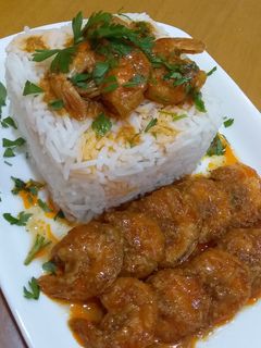 صورة لوصفة جمبري بصلصة الطماطم (اكسبراس) 🍤