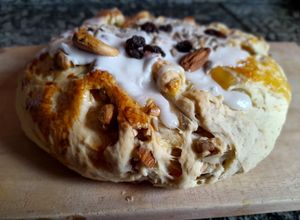 Una foto de Pan dulce genovés