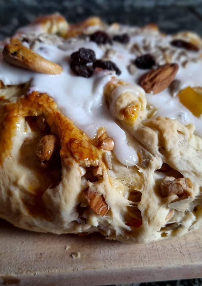 Una foto de Pan dulce genovés