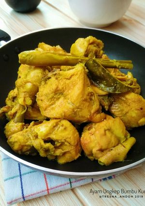 Foto resep Ayam Ungkep Bumbu Kuning