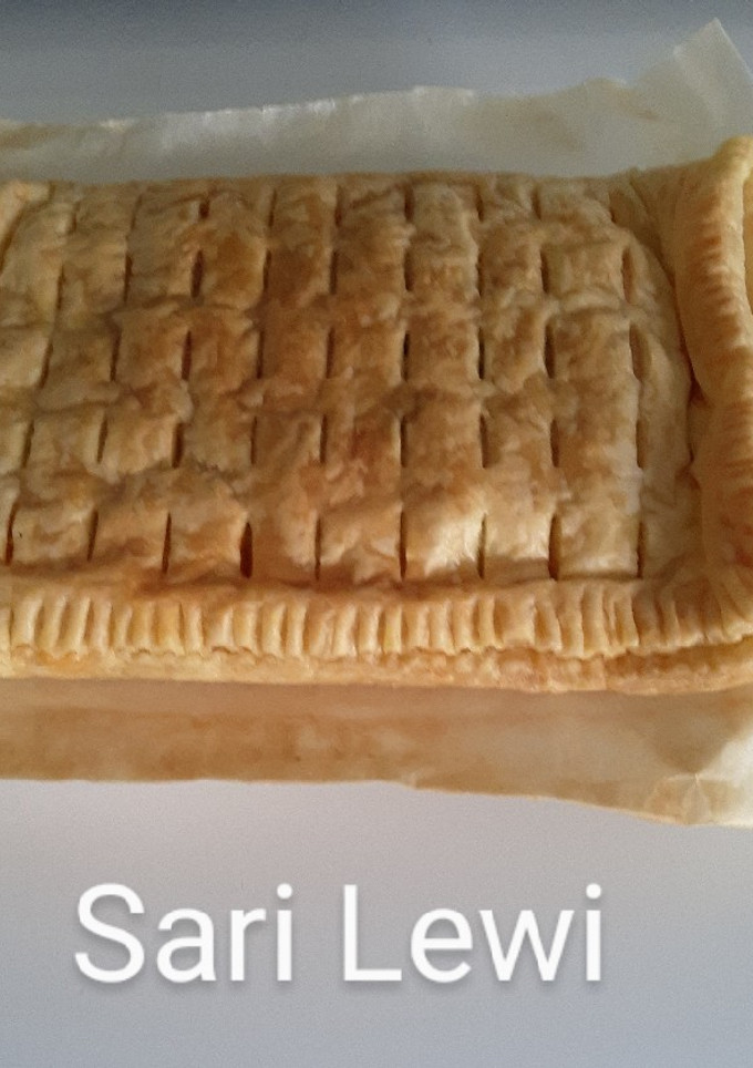 Una foto de Empanada tricolor en horno microondas (7 ingredientes)