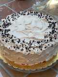 Torta senza glutine con due creme