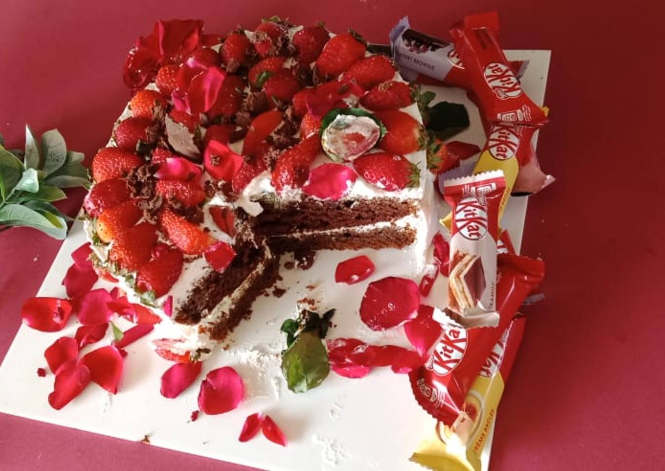 Red velvet chocolate cake