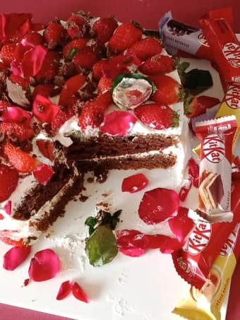 Easy Steps to Make Recipes Red velvet chocolate cake the Perfect Tasty.