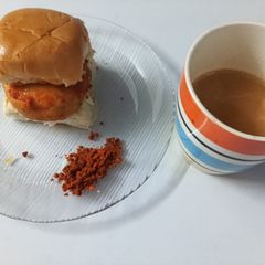 A picture of Vada Pav.