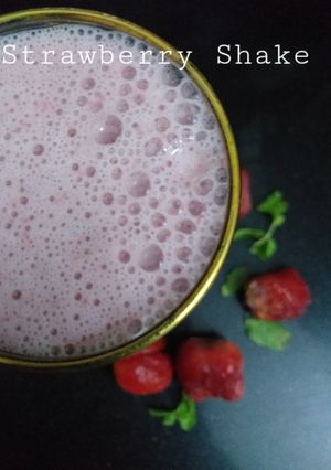 A picture of Strawberries Shake.