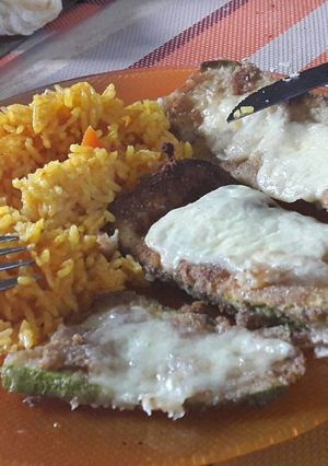 Una foto de Milanesas de zuchinni