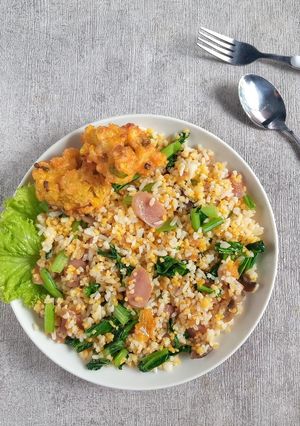 Foto resep Nasi Jagung Goreng