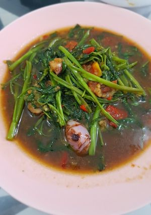 Foto resep Tumis kangkung balacan