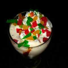 A picture of Oreo milk shake.
