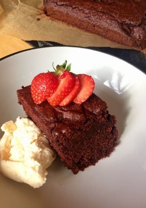 A picture of Beetroot & Chocolate Cake.