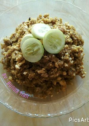 Foto resep Nasi goreng bumbu kacang