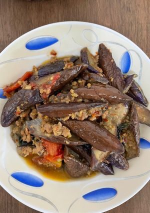 辣炒魚香茄子 的食譜成品照片