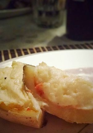 Una foto de Papas caprese