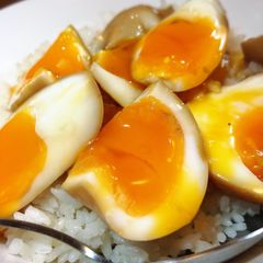 A picture of Seasoned egg (Ajitama).