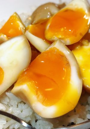 A picture of Seasoned egg (Ajitama).