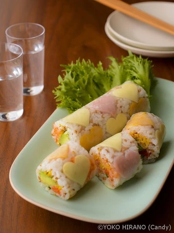Easy Steps Make Recipes California Roll with Hearts the  Makes Drooling Can Pamper Your Tongue.
