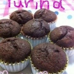 A picture of Banana and Cocoa Cupcakes.