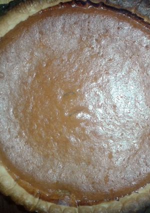 A picture of Delicious Pumpkin pie.