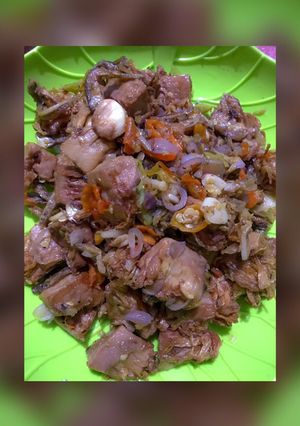 Foto resep Kulit Cempedak (Mandai) Teri Pedas