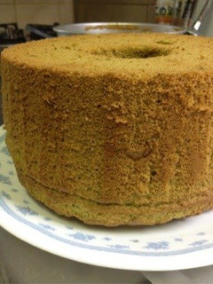 A picture of 3 Egg Matcha Chiffon Cake.