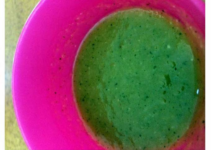 Simple Way to Make Quick Kale, Apple, Mango, Papaya, Ginger Smoothie