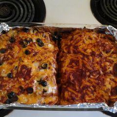 A picture of Enchiladas.